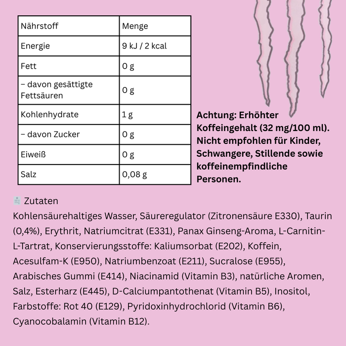 Monster Energy Ultra Fantasy Ruby Red 473ml – Zuckerfreier Energy Drink mit fruchtigem Beeren-Geschmack