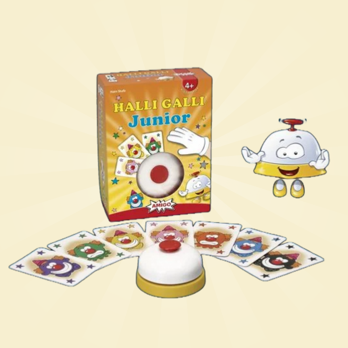 Halli Galli Junior – Reaktionsspiel für Kinder & Familien – AMIGO Spiele