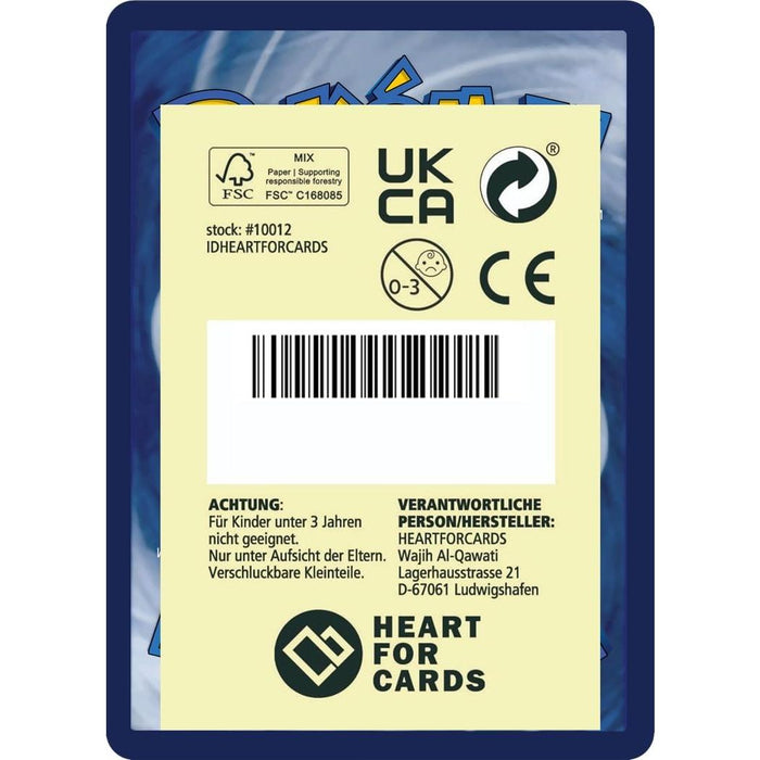 10x Zufällige Pokémon V / Ex / Gx Karten (Englisch) – Verschiedene Motive + Heartforcards® Versandschutz