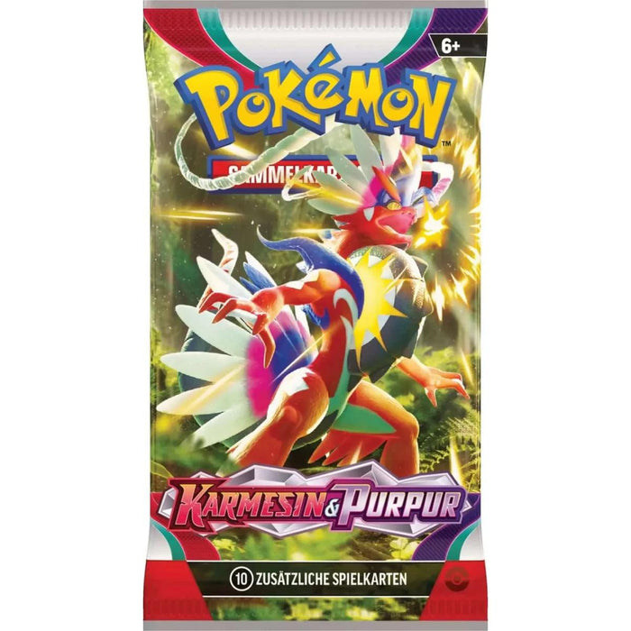 1 x Pokémon Karmesin & Purpur Booster - Deutsch