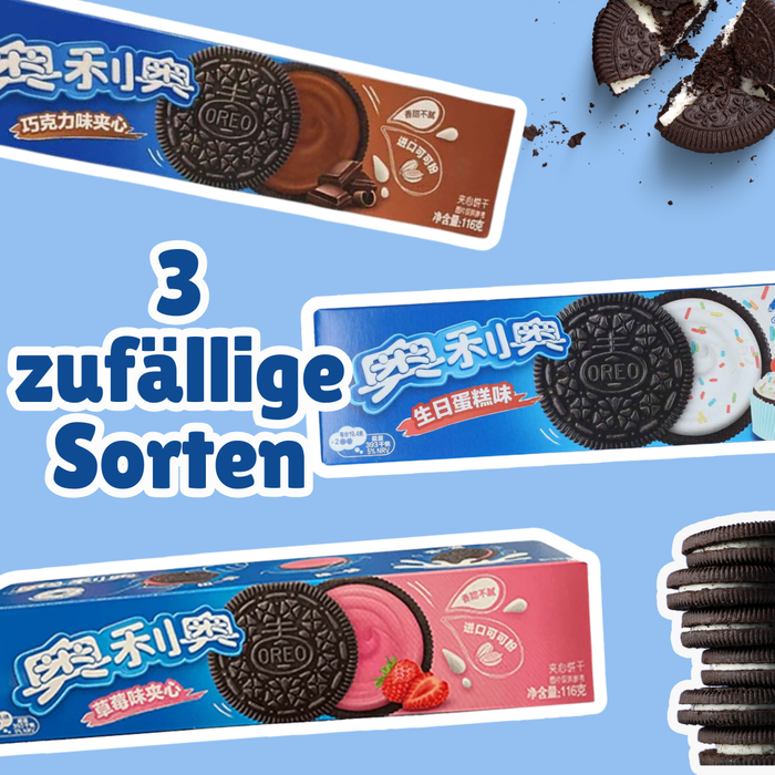 Oreo Cookies Chinesische Version – 3 zufällige Sorten pro Packung