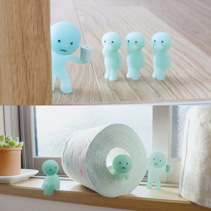 Original Smiski Toilet-Serie – Leuchtende Sammelfigur Blindbox