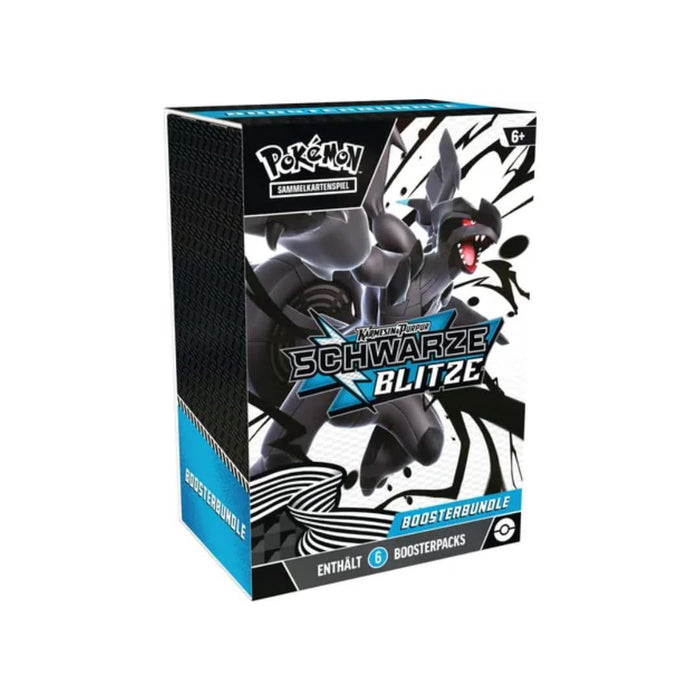 Pokémon TCG – Karmesin & Purpur „Schwarze Blitze“ Booster Bundle Deutsch – 6× Boosterpacks (je 10 Karten)