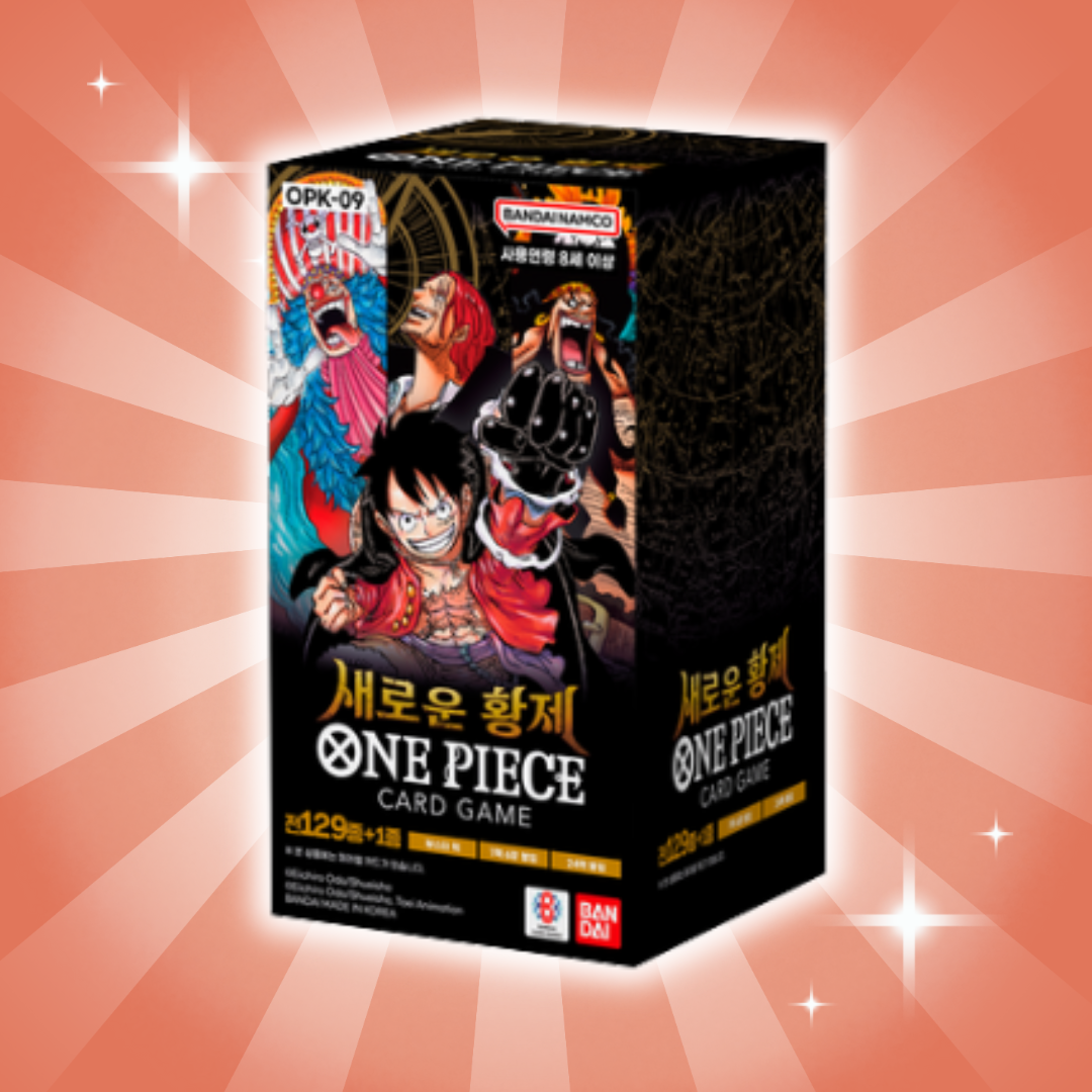 Heartforcards – Booster OP-09 The Four Emperors – Japonais – 6 Cartes Flambantes – Protégé à L’expédition – Stock Limité