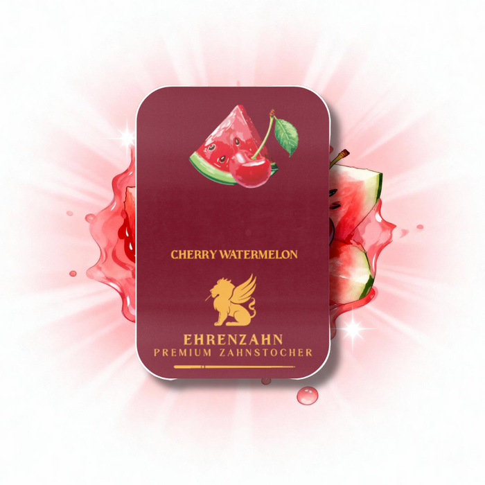 EHRENZAHN® Premium Zahnstocher mit Geschmack | 7 Aromen zur Auswahl | Frischer Atem, 100 Stück pro Dose