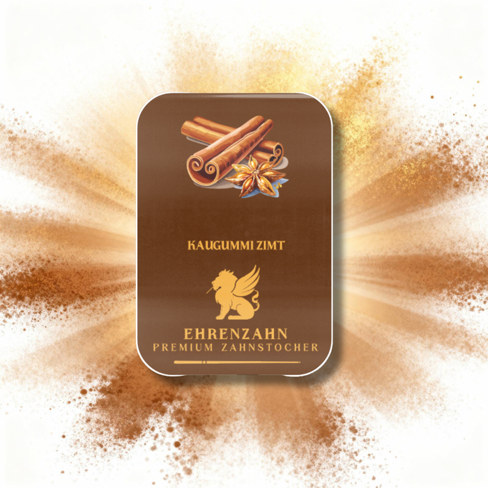 EHRENZAHN® Premium Zahnstocher mit Geschmack | 7 Aromen zur Auswahl | Frischer Atem, 100 Stück pro Dose