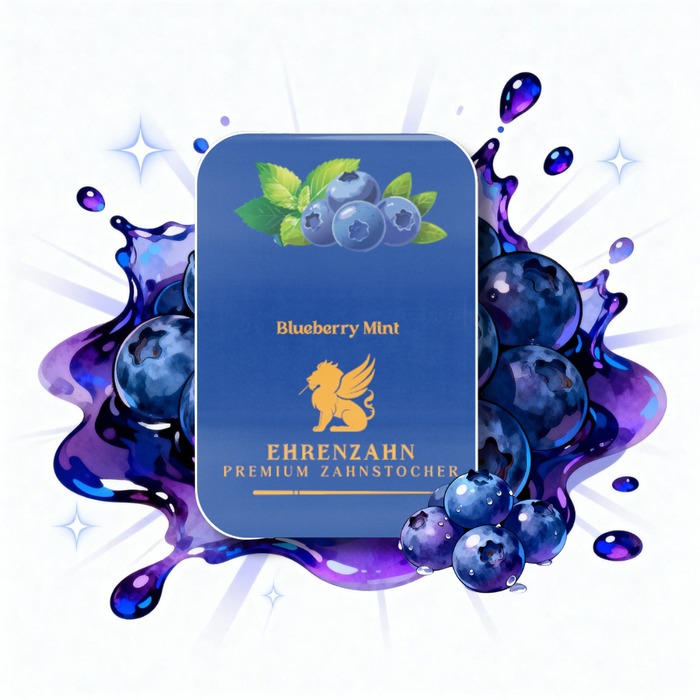 EHRENZAHN® Premium Zahnstocher mit Geschmack | 7 Aromen zur Auswahl | Frischer Atem, 100 Stück pro Dose