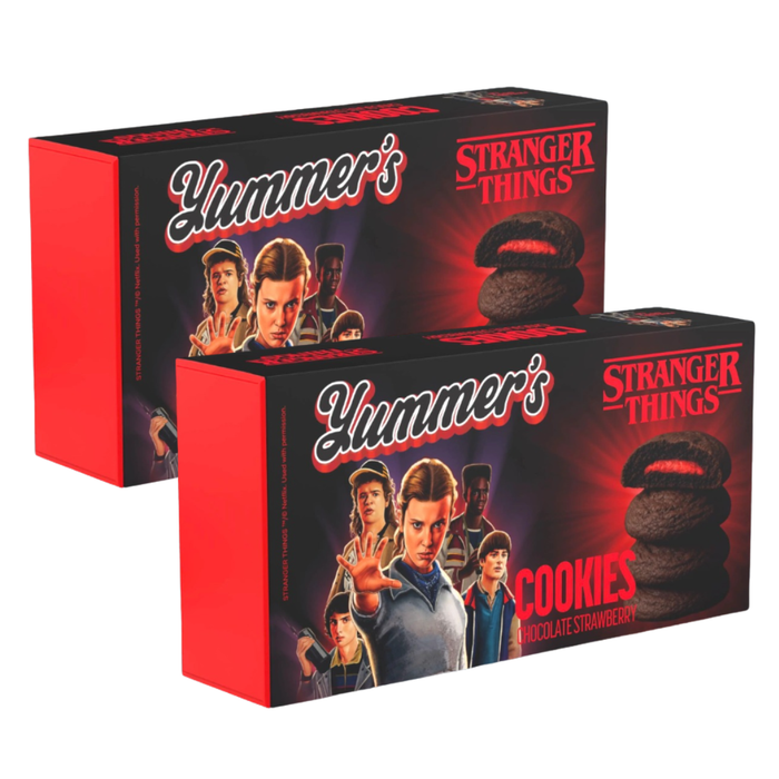 2× Stranger Things Cookies Yummers – Knusprige amerikanische Kekse im Doppelpack | Limitierte Edition für Fans & Naschkatzen