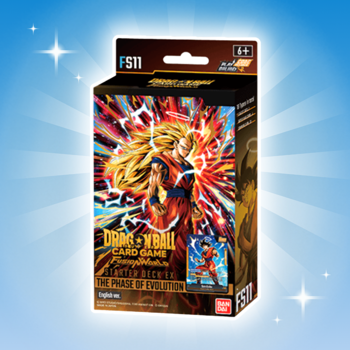 Dragon Ball Super Card Game Fusion World FS-11 Starter Deck Englisch – EX Deck mit Son Goku, Foil Karten & Bonus Pack