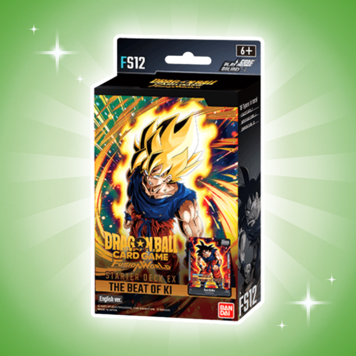 Dragon Ball Super Card Game Fusion World FS-12 Starter Deck Englisch – EX Deck mit Son Goku, Foil Karten & Bonus Pack