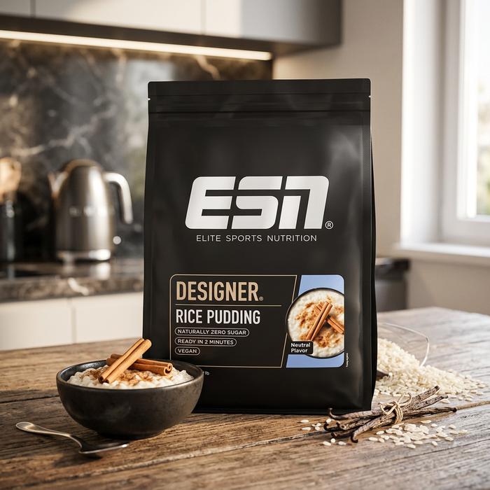 ESN Designer Rice Pudding Neutral Flavour 3 kg – Reisgrieß für cremigen Milchreis, Porridge und vielseitige Zubereitung