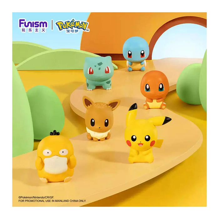 FUNISM Pokémon Palmsize Wonders Vol. 1 – Blind Box mit zufälliger Pokémon Minifigur im Pokéball
