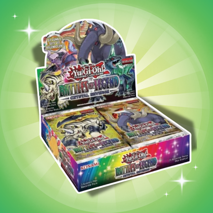 Yu-Gi-Oh! Battles of Legend: Crystal Revenge Display Englisch – 24 Booster à 5 Karten