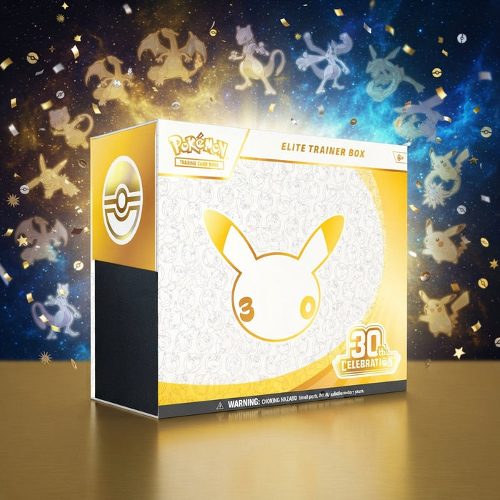 Pokémon TCG 30th Celebration Elite Trainer Box – 30 Jahre Pokémon – Englisch