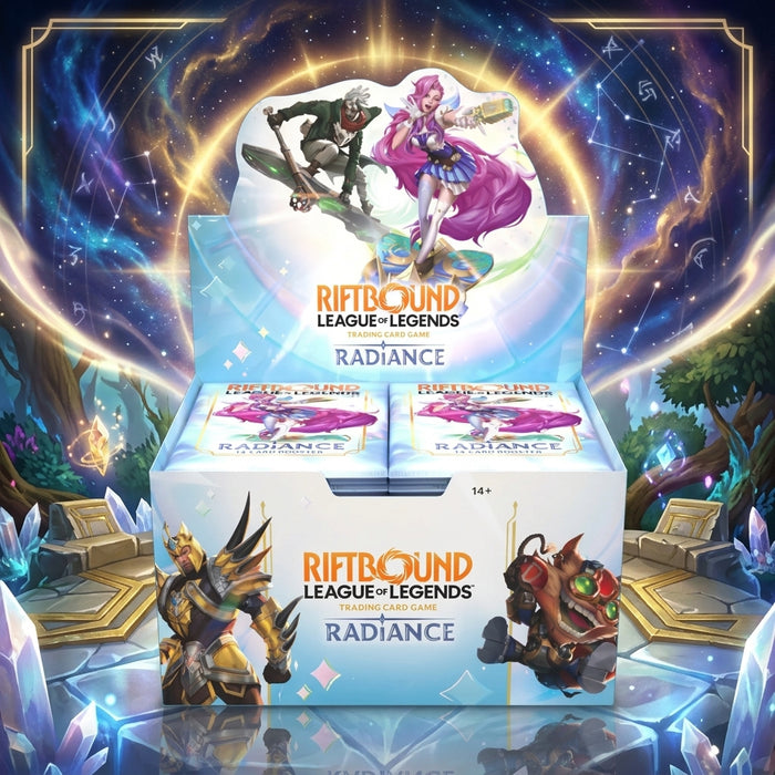Riftbound: League of Legends TCG – Radiance Booster Display – 24 Boosterpacks – Englisch