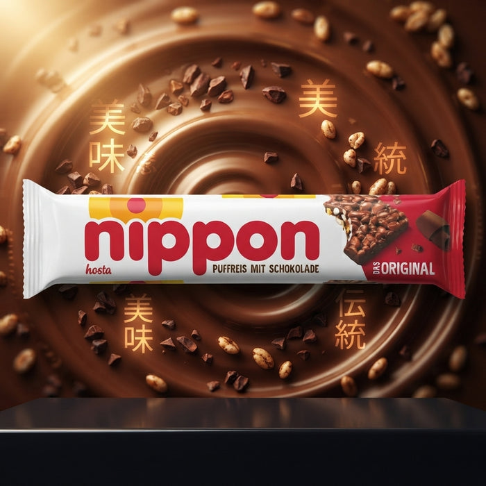 Nippon Original Puffreis mit Milchschokolade 200 g