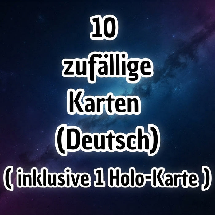 10x Pokémon Deutsche Karten inkl. 1 Garantierte Holo | Zufällige Auswahl für Sammler & Fans