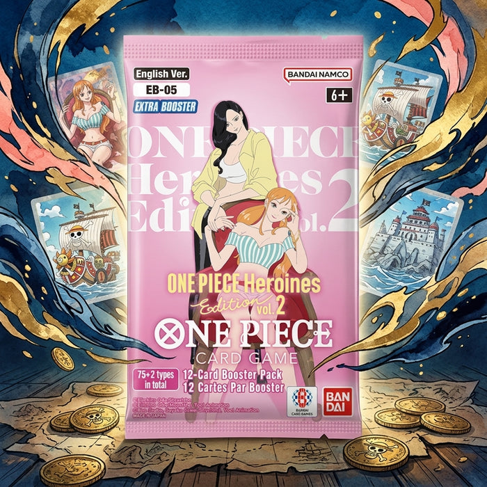 One Piece Card Game Heroines Edition Vol. 2 EB-05 Booster Englisch – Einzel-Boosterpack