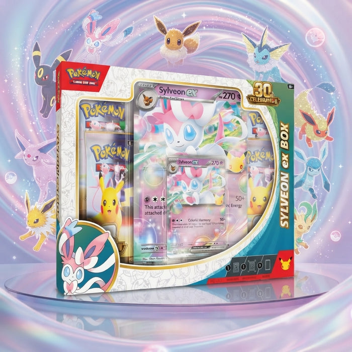 Pokémon TCG 30th Celebration Sylveon ex Box – Englisch