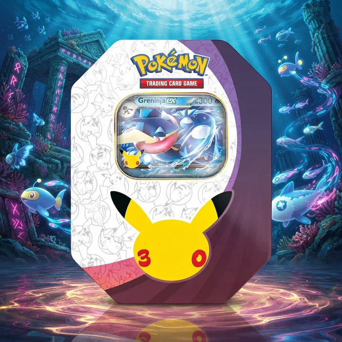 Pokémon TCG: 30th Celebration Greninja ex Tin – English
