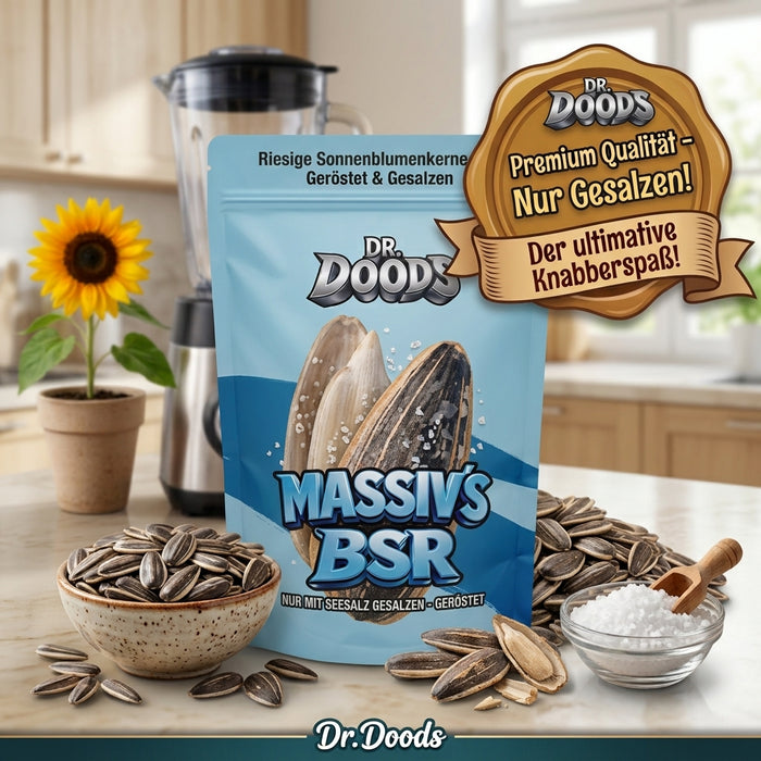 Dr. Doods Massiv's BSR Sonnenblumenkerne Gesalzen 100 g – Geröstete Sonnenblumenkerne
