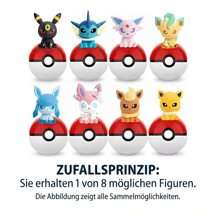 FUNISM Pokémon Palmsize Wonders Vol. 2 Eevee Set – Mystery Blind Box mit Eeveelution Minifigur