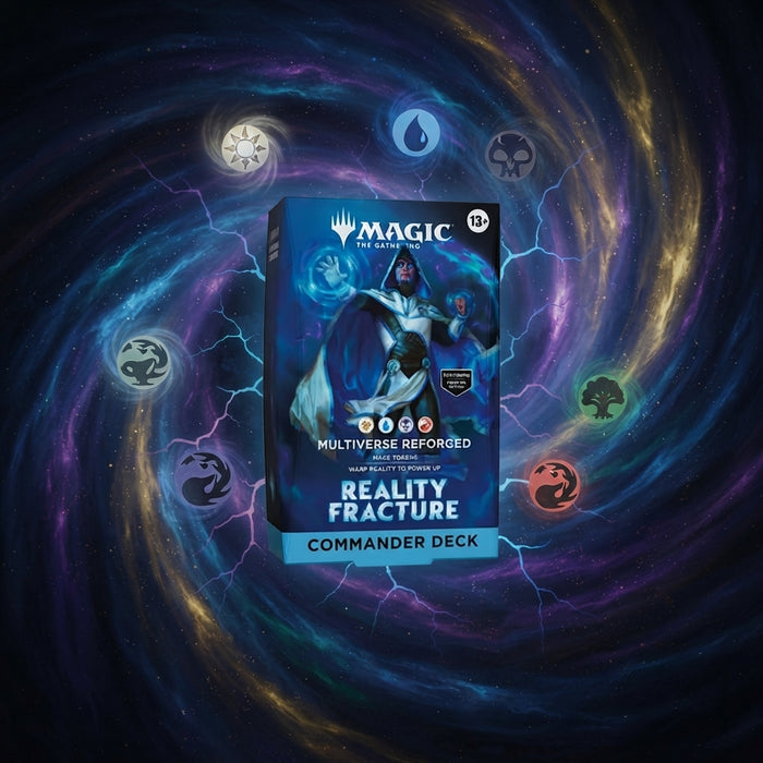 Magic: The Gathering – Reality Fracture Commander Deck Display – 4 Decks – Englisch