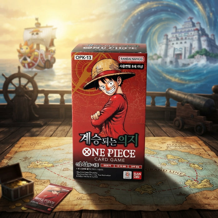 One Piece Card Game OPK-13 Carrying On His Will – Koreanisch – Booster Box Display – 24 Booster Packs
