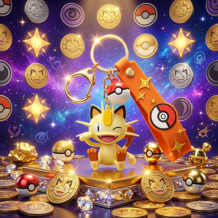 Pokémon Mauzi (Meowth) Schlüsselanhänger – Funism