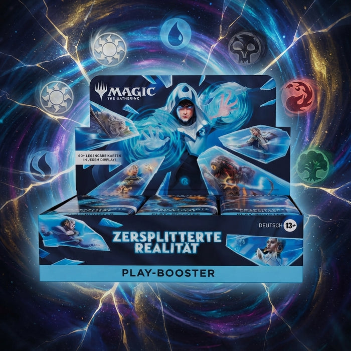 Magic: The Gathering – Zersplitterte Realität (Reality Fracture) Play Booster Display – 30 Packs – Deutsch