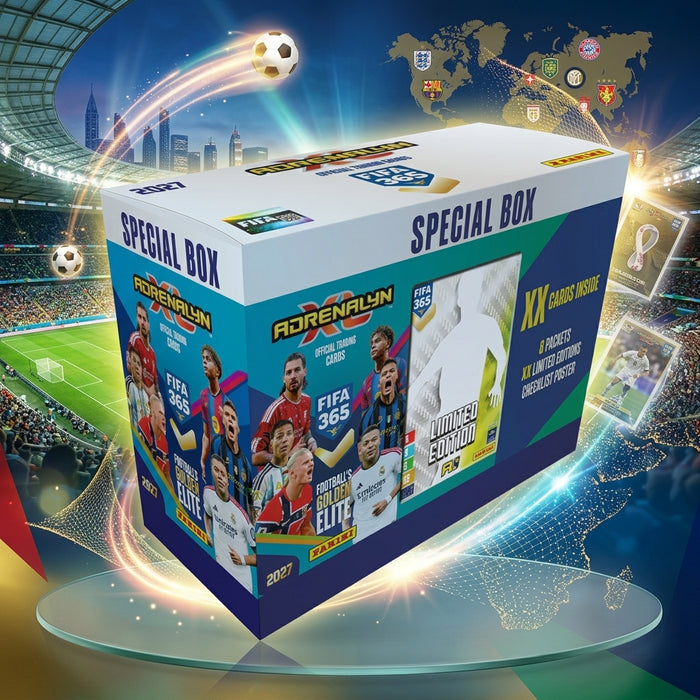 Panini FIFA 365 Adrenalyn XL Special Box 2026/2027 – Fußball-Sammelkarten mit Limited Editions und XXL-Karten
