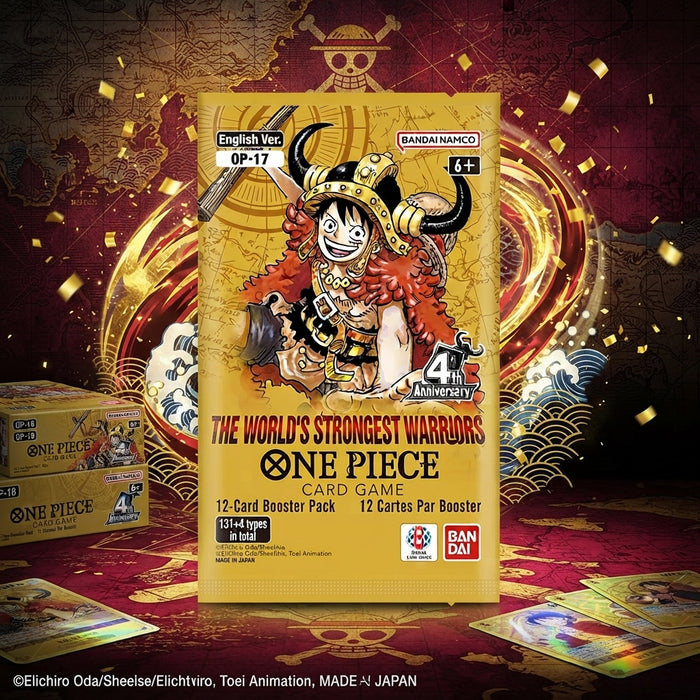 One Piece Card Game OP-17 – The World's Strongest Warriors Booster Pack – Englisch