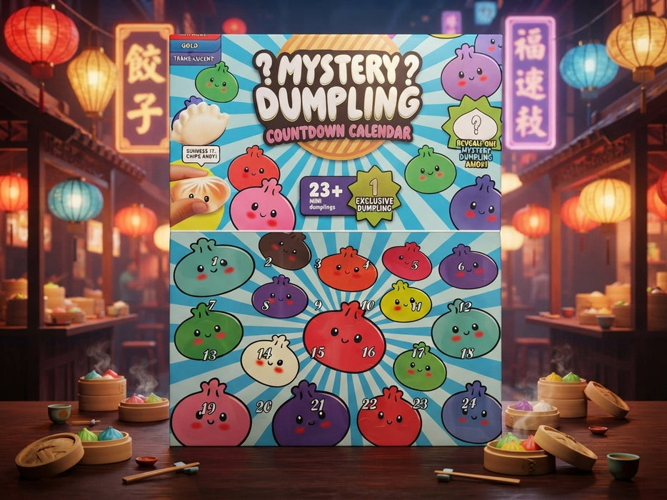 Squishy Bun Mystery Dumpling Adventskalender – 24 Tage Christmas Countdown