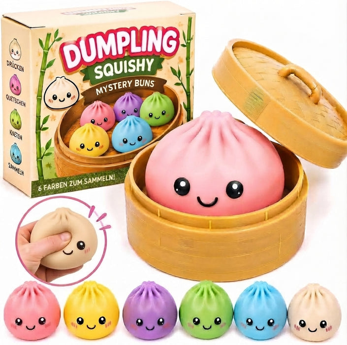 Squishy Dumpling Normal 10 cm – Kawaii Slow-Rising Anti-Stress Fidget-Spielzeug