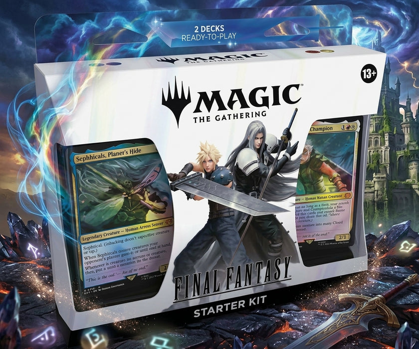 Magic: The Gathering – FINAL FANTASY Starter Kit – Englisch – 2 × 60-Karten-Decks mit Deckboxen, Spielanleitung und MTG Arena Codes