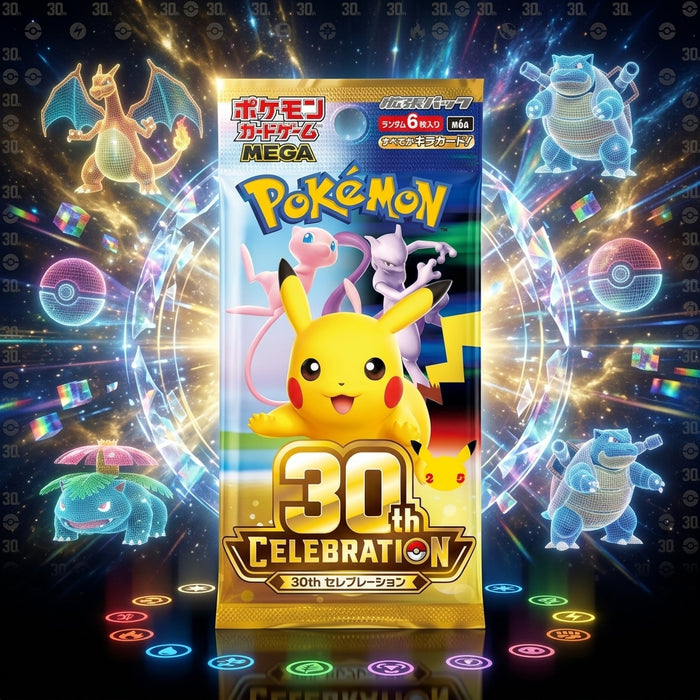 Pokémon TCG 30th Celebration Booster Pack Japanisch – Einzelpack