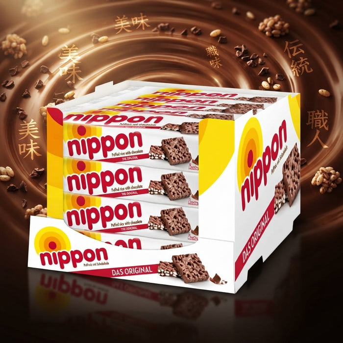 Nippon Original Puffreis mit Milchschokolade 24 × 200 g