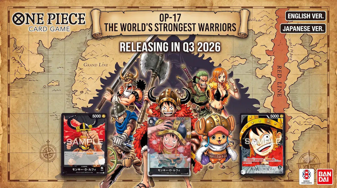 One Piece Card Game OP-17 – The World's Strongest Warriors Booster Pack – Englisch