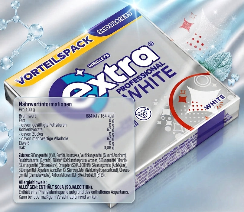 EXTRA Professional White 20 × 3 × 10 Dragees – Vorteilspack – 920 g