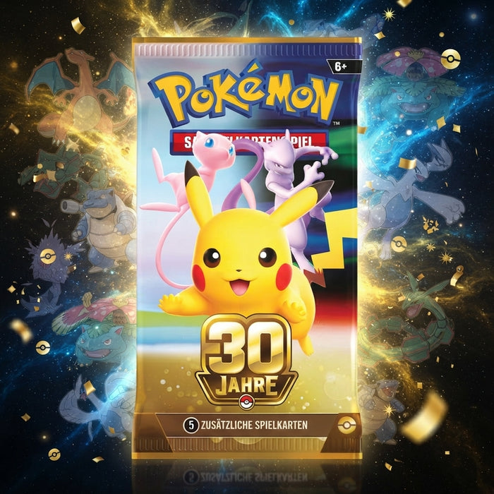 Pokémon TCG 30 Jahre Booster – 30th Anniversary Celebration – Deutsch