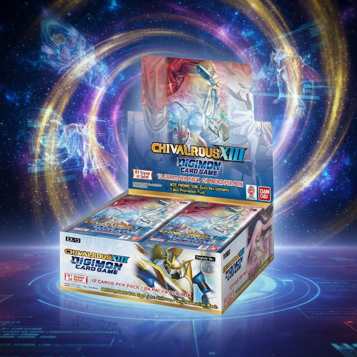 Digimon Card Game – Extra Booster Chivalrous XIII [EX-13] – Display mit 24 Boostern – Englisch