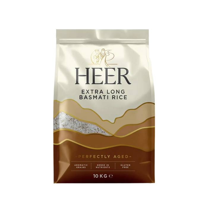 HEER Extra Long Basmati Rice 10kg – glutenfrei- langkörniger Basmatireis
