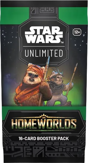 Fantasy Flight Games Star Wars: Unlimited – Homeworlds Booster Display – Englisch – 24 Boosterpacks mit 384 Sammelkarten