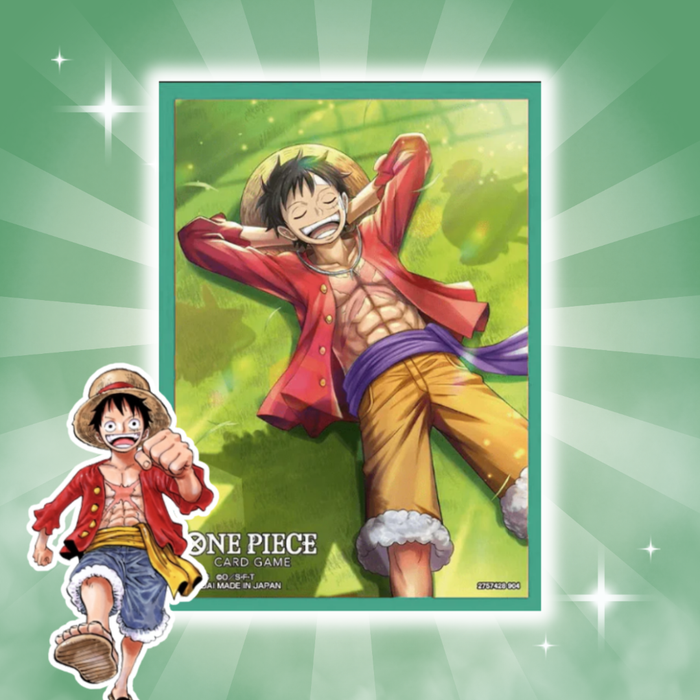 One Piece Card Game – Offizielle Kartenhüllen Luffy | 70 Sleeves | EX 5 ST21