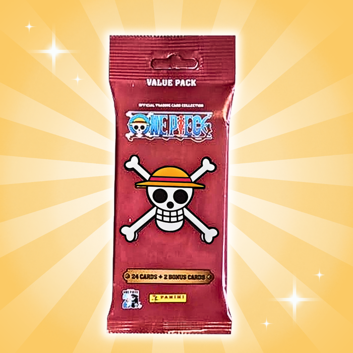Panini One Piece 25th Anniversary Trading Cards – 1x Fat Pack Booster