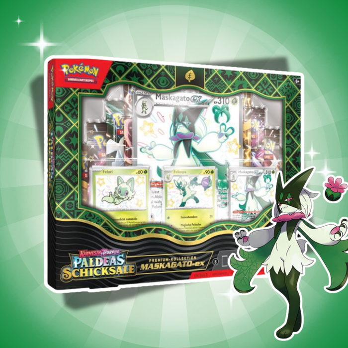 Pokémon Paldeas Schicksale Maskagato ex Premium Kollektion Deutsch