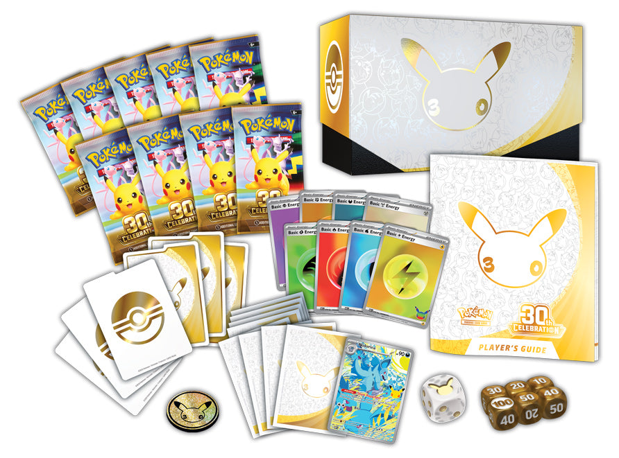 Pokémon TCG 30th Anniversary Celebration Top-Trainer-Box – Deutsche Ausgabe