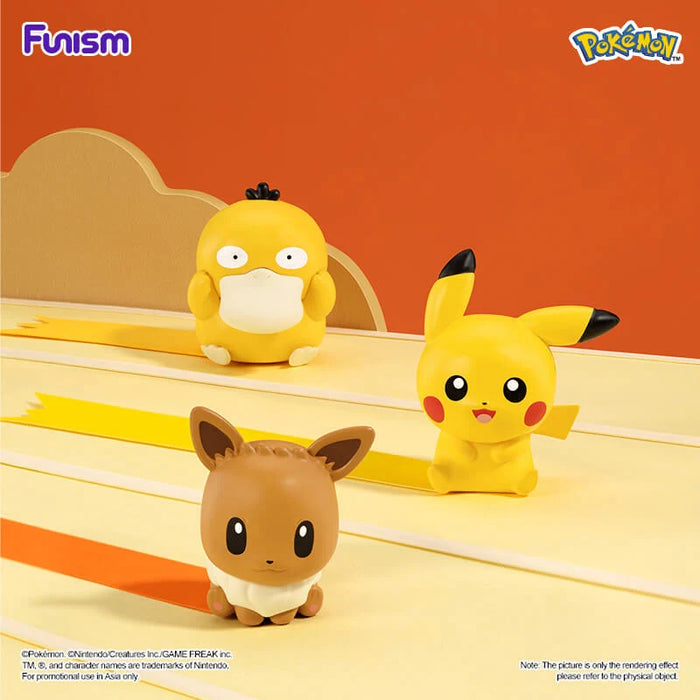 FUNISM Pokémon Palmsize Wonders Vol. 1 – Blind Box mit zufälliger Pokémon Minifigur im Pokéball