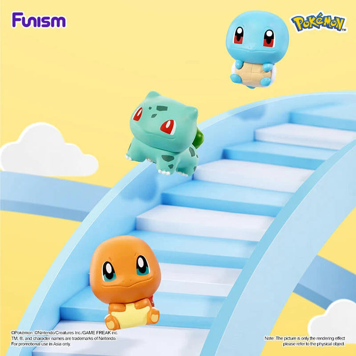 FUNISM Pokémon Palmsize Wonders Vol. 1 – Blind Box mit zufälliger Pokémon Minifigur im Pokéball