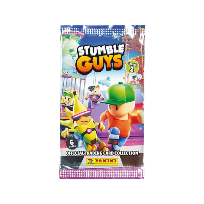 1x Panini Stumble Guys Trading Cards – Booster Pack Serie 2 – Offizielle Sammelkarten, 6 Karten pro Pack
